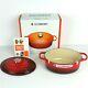 LE CREUSET Red Oval Dutch Oven CAST IRON 2 3/4 Qt. 2.6 L New in Box