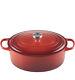 LE CREUSET Signature Oval Dutch Oven, Cerise, #33 8qt. NEW IN BOX! NEVER USED