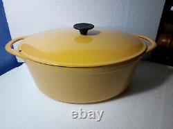 Large Genuine Le Creuset / Cousances Oval Cast Iron Casserole Dish/ Pan Size 32