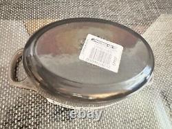 Le Creuset 1 Qt Oval Dutch Oven #17 Signature Flint