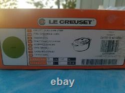 Le Creuset 1 Quart Oval Dutch Oven Palm Green new