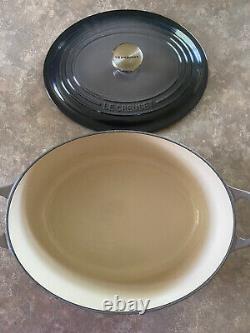 Le Creuset #27 Oval Dutch Oven Oyster Grey CLEAN 3.5 qt