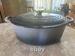 Le Creuset #27 Oval Dutch Oven Oyster Grey CLEAN 3.5 qt