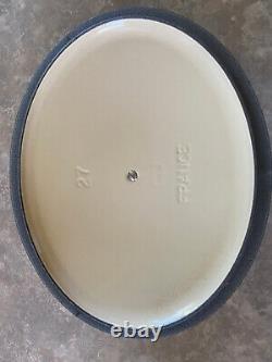 Le Creuset #27 Oval Dutch Oven Oyster Grey CLEAN 3.5 qt