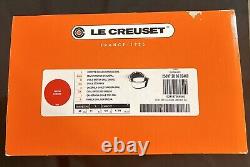 Le Creuset 28cm 4 3/4 Qt. Oval Dutch Oven with Grill Pan Lid Cerise New in box
