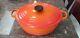 Le Creuset #29 5 Quart Enameled Cast Iron Oval Dutch Oven Orange Flame