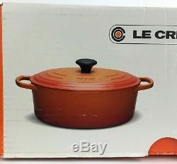 Le Creuset #33 Cast Iron Oval Dutch Oven 8 QT // PALM // New in Box