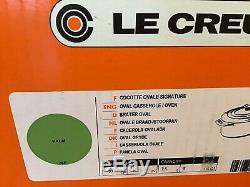 Le Creuset #33 Cast Iron Oval Dutch Oven 8 QT Palm WithBonus