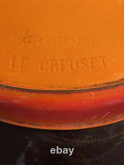Le Creuset #36 Red Cerise Au Gratin Oval baking dish cast iron