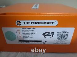 Le Creuset 4.5 Qt Oval Dutch Oven COOL MIST Enameled Cast-iron- GREAT GIFT