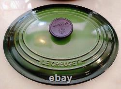 Le Creuset 5 Qt Enameled Dutch Oven Cast Iron Classic Oval Emerald Green NEW