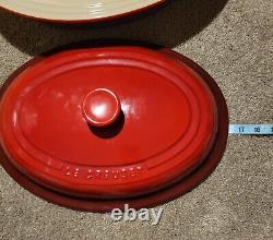 Le Creuset 5qt Cast Iron enamel Pot With Lid, Ovenware stoneware