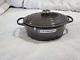 Le Creuset 6 3/4 Quart Oval French Cast iron Dutch Oven NEW Midnight Gray
