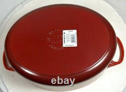 Le Creuset 6.75 Qt. Oval Dutch Oven in Cerise- FREE SHIPPING