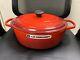 Le Creuset 6.75 qt 6 3/4 French Dutch Oven Cerise Cherry Red Oval