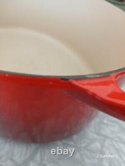 Le Creuset 6.75qt Oval #31 Red Cerise Enameled Cast Iron Dutch Oven France