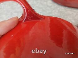 Le Creuset 6.75qt Oval #31 Red Cerise Enameled Cast Iron Dutch Oven France