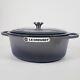 Le Creuset 8 Qt OVAL French (Dutch) Oven Gray #33 NWOB Scratches