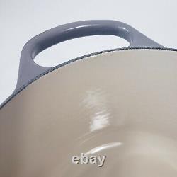 Le Creuset 8 Qt OVAL French (Dutch) Oven Gray #33 NWOB Scratches