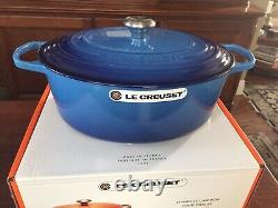 Le Creuset 8-Qt Oval Signature French (Dutch) Oven #33 Blue Azur New Color