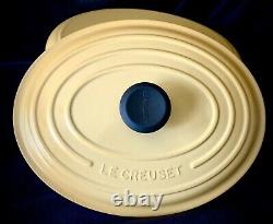 Le Creuset 9.5qt Oval Dutch/French Oven Quince Color Soft Gold, Yellow
