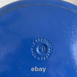 Le Creuset Blue Enameled Cast Iron #29 5 Quart Oval Dutch Oven