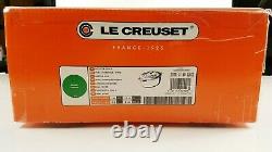 Le Creuset Cast Iron #31 Oval Dutch Oven Casserole w / Lid 6.75 Quart Fennel NEW