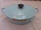 Le Creuset Cast Iron Oval Dutch Oven 6.75 Quart Sky Blue