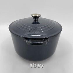 Le Creuset Classic #35 9.5 Quart Oval Dutch Oven Blue Made in France