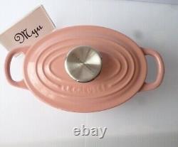 Le Creuset Cocotte Oval Pink W17cm/6.7, 0.9L Enameled Cast iron France