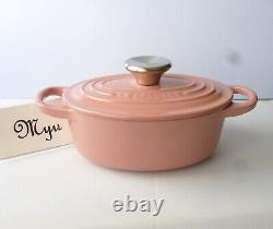 Le Creuset Cocotte Oval Pink W17cm/6.7, 0.9L Enameled Cast iron France