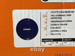 Le Creuset Cosmos Solid Color Cast Iron Oval 5 Qt Casserole Oven New Rare Color