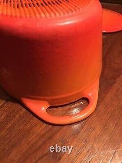 Le Creuset Cousances #20 Dutch Oven Red Orange