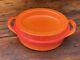 Le Creuset Doufeu #30 Orange Enameled Cast Iron Oval Roaster