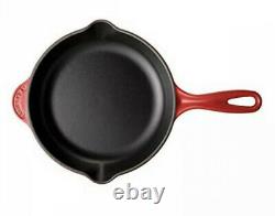 Le Creuset Enameled Cast-Iron 6-1/3 Skillet with Iron Handle, Cherry NEW READ