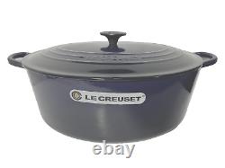 Le Creuset Enameled Cast Iron Ombre Cassis Oval Dutch Oven LID 35 9.5qt Htf Mint