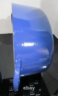 Le Creuset Enameled Cast Iron Ombre Cobalt Blue Oval Dutch Oven LID #29 5qt New