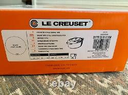 Le Creuset Enameled Cast Iron Oval Dutch Oven, 2.75 qt, White, BRAND NEW With BOX