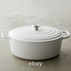 Le Creuset Enameled Cast Iron Oval Dutch Oven, 2.75 qt, White, BRAND NEW With BOX