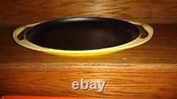 Le Creuset Enameled Cast Iron Oval Skinny Griddle 12.25 Soleil (Yellow)