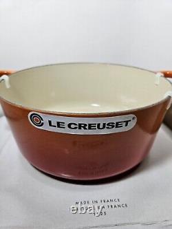 Le Creuset Enameled Cast Iron Signature Dutch Oven 5 qt, Orange