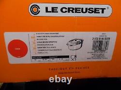 Le Creuset Enameled Cast Iron Signature Oval Cerise Red Dutch Oven 35 9.5qt New