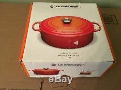 Le Creuset Enameled Cast Iron Signature Oval Dutch Oven 2 3/4 Oyster