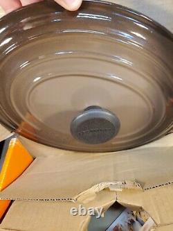 Le Creuset Enameled Cast Iron Signature Oval Dutch Oven, 3.5. Truffle