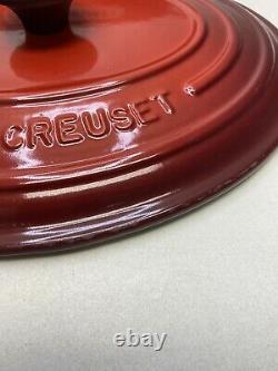 Le Creuset Enameled Cast Iron Signature Oval Dutch Oven, 3.5 qt, Cerise Cherry