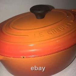 Le Creuset Enameled Cast Iron Signature Oval Dutch Oven, 3.5 qt. Flame Msrp $400