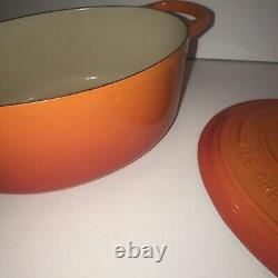 Le Creuset Enameled Cast Iron Signature Oval Dutch Oven, 3.5 qt. Flame Msrp $400