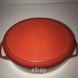 Le Creuset Enameled Cast Iron Signature Oval Dutch Oven, 3.5 qt. Flame Msrp $400