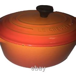 Le Creuset Enameled Cast Iron Signature Oval Dutch Oven, 3.5 qt. Flame msrp $400