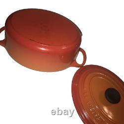 Le Creuset Enameled Cast Iron Signature Oval Dutch Oven, 3.5 qt. Flame msrp $400